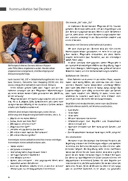 Vorschauseite 3: Kommunikation bei Menschen mit Demenz – Teil 2