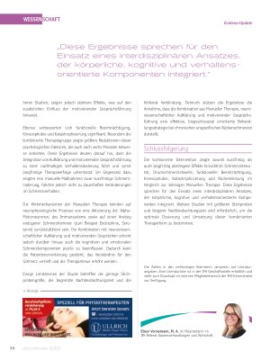 Vorschauseite 5: Auswirkungen von Manueller Therapie in Verbindung mit einer neurowisenschaftlichen Aufklärung inklusivemotivierender Gespäche bei Patienten mit chronischen unspezifischen Rücensch…