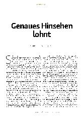 Vorschauseite 1: Genaues Hinsehen lohnt Vermeer als Ausstellungsfilm.