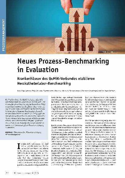 Vorschauseite 1: Neues Prozess-Benchmarking in Evaluation Krankenhäuser des QuMiK-Verbundes etablieren Herzkatheterlabor-Benchmarking
