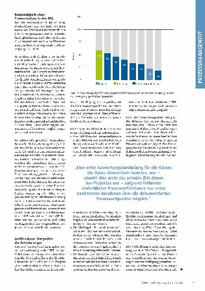 Vorschauseite 2: Neues Prozess-Benchmarking in Evaluation Krankenhäuser des QuMiK-Verbundes etablieren Herzkatheterlabor-Benchmarking