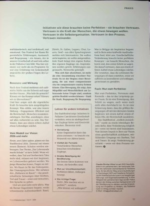 Vorschauseite 2: Vom Kongress zur Caring Community. Wie eine Stadt begann, Sorge gemeinsam zu gestalten