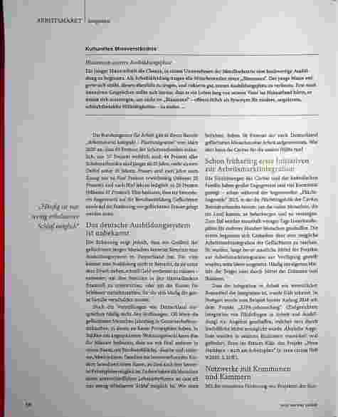 Vorschauseite 2: Integration ist nicht allein vom Arbeitsplatz abhängig.