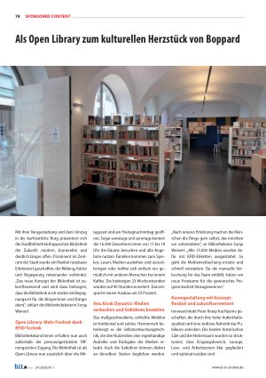 Vorschauseite 1: Als Open Library zum kulturellen Herzstück von Boppard