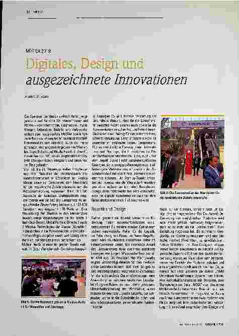 Vorschauseite 1: Digitales, Design und ausgezeichnete Innovationen