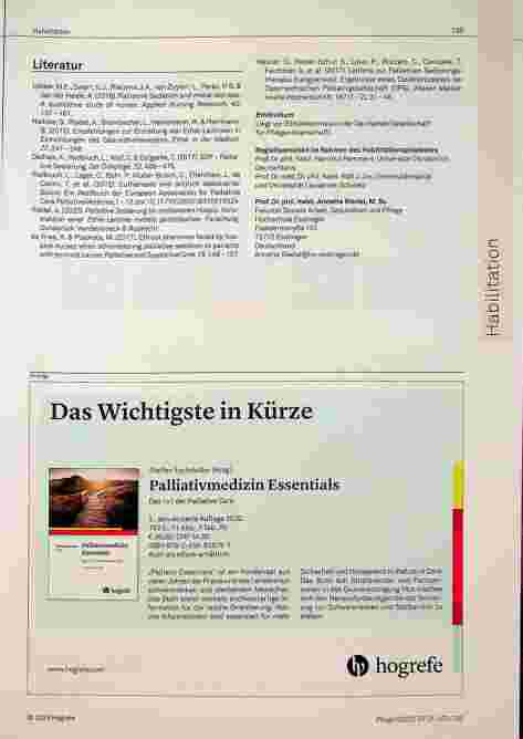 Vorschauseite 3: Palliative Sedierung im stationären Hospiz - Konstruktion einer Ethik-Leitlinie mittels partizipativer Forschung