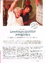 Vorschauseite 1: Gemeinsam Mobilität ermöglichen: Wie Sorgearbeit Bewegungsfreiheit für Menschen mit Demenz fördern kann