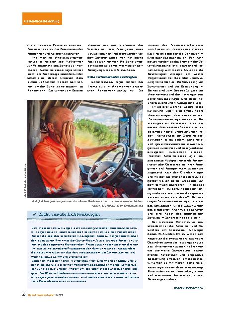 Vorschauseite 3: Circadianer Rhythmus und Sicherheit am Arbeitsplatz Innere Uhr in Aufruhr
