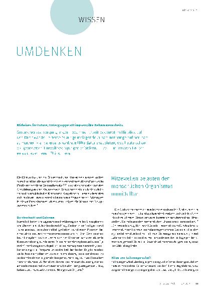 Vorschauseite 2: Wie Hitze die Gesundheit beeinträchtigen kann