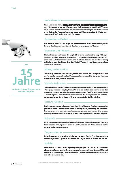 Vorschauseite 3: KI-Spracherkennung: Die Kraft der Large Language Models