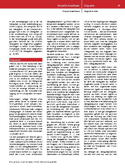 Vorschauseite 5: „NO RISK“ – Eine strukturierte Patientenübergabe für die postoperative Phase