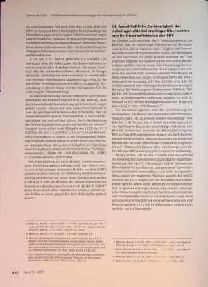 Vorschauseite 2: Die Schwerbehindertenvertretung in der Rechtsprechung des BVerwG