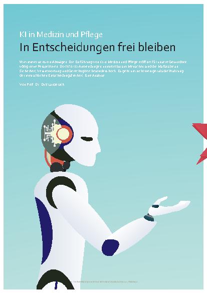 Vorschauseite 1: KI in Medizin und Pflege: In Entscheidungen frei bleiben