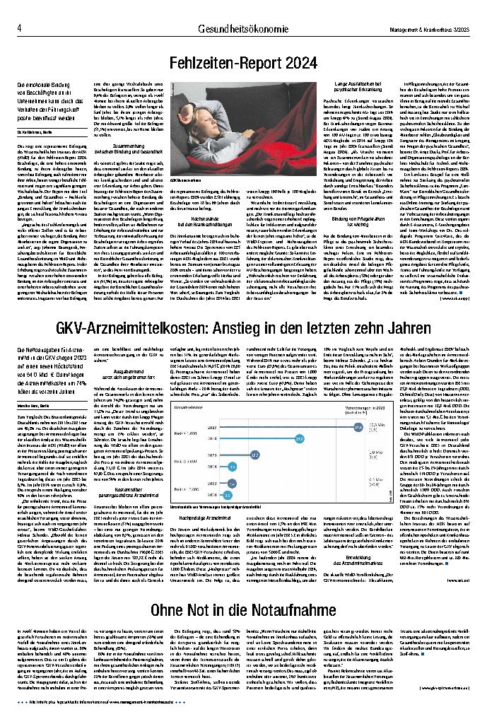 Vorschauseite 3: Gesundheitsökonomie
