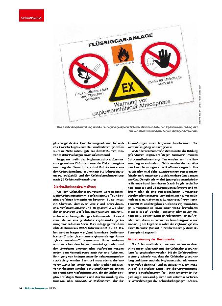 Vorschauseite 2: Explosionsschutzdokumente erstellen. Den großen Knall vermeiden.
