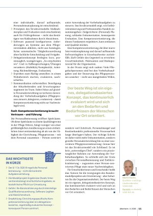 Vorschauseite 4: Personalbemessung & Entbürokratisierung