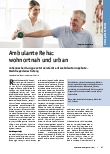 Vorschauseite 1: Ambulante Reha: wohnortnah und urban. Johannesbad Gruppe setzt verstärkt auf ambulante Angebote – Nachfrage danach steigt.
