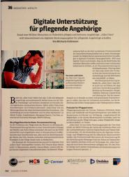 Vorschauseite 1: Digitale Unterstützung für pflegende Angehörige