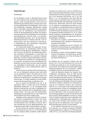 Vorschauseite 2: BETA-MeH als berufsorientierte, klinischbetriebliche Intervention: Ein Kommentar zur Erreichbarkeit von Betroffenen mit klinisch gering ausgeprägten Leistungsdefiziten