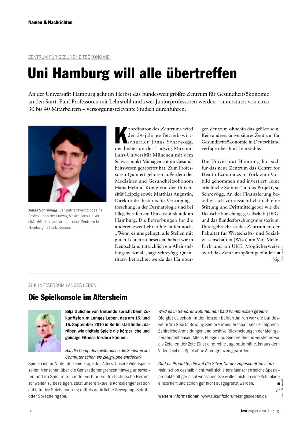 Vorschauseite 1: Die Spielkonsole im Altersheim