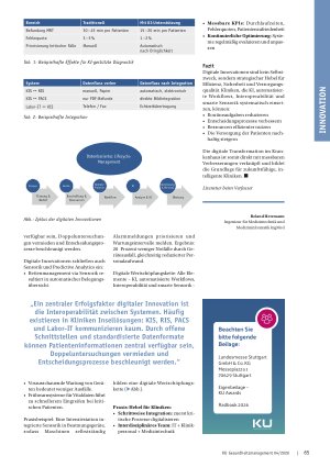 Vorschauseite 2: Digitale Innovationen im Krankenhaus Effizienz und Versorgungsqualität nachhaltig steigern