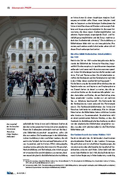 Vorschauseite 6: Die Geschichte Polens spiegelt sich im Schicksal seiner Bibliotheken