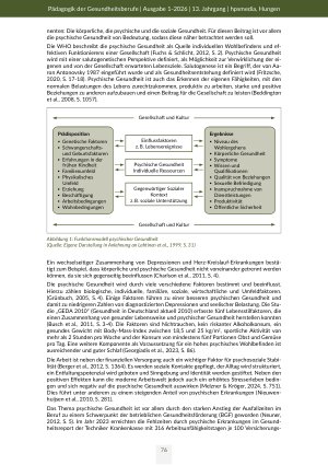 Vorschauseite 4: Körperliche Aktivität und psychisches Wohlbefinden von Pflegekräften