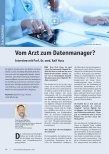 Vorschauseite 1: Vom Arzt zum Datenmanager?