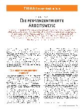 Vorschauseite 1: Die Persontentrierte Arbeitsweise