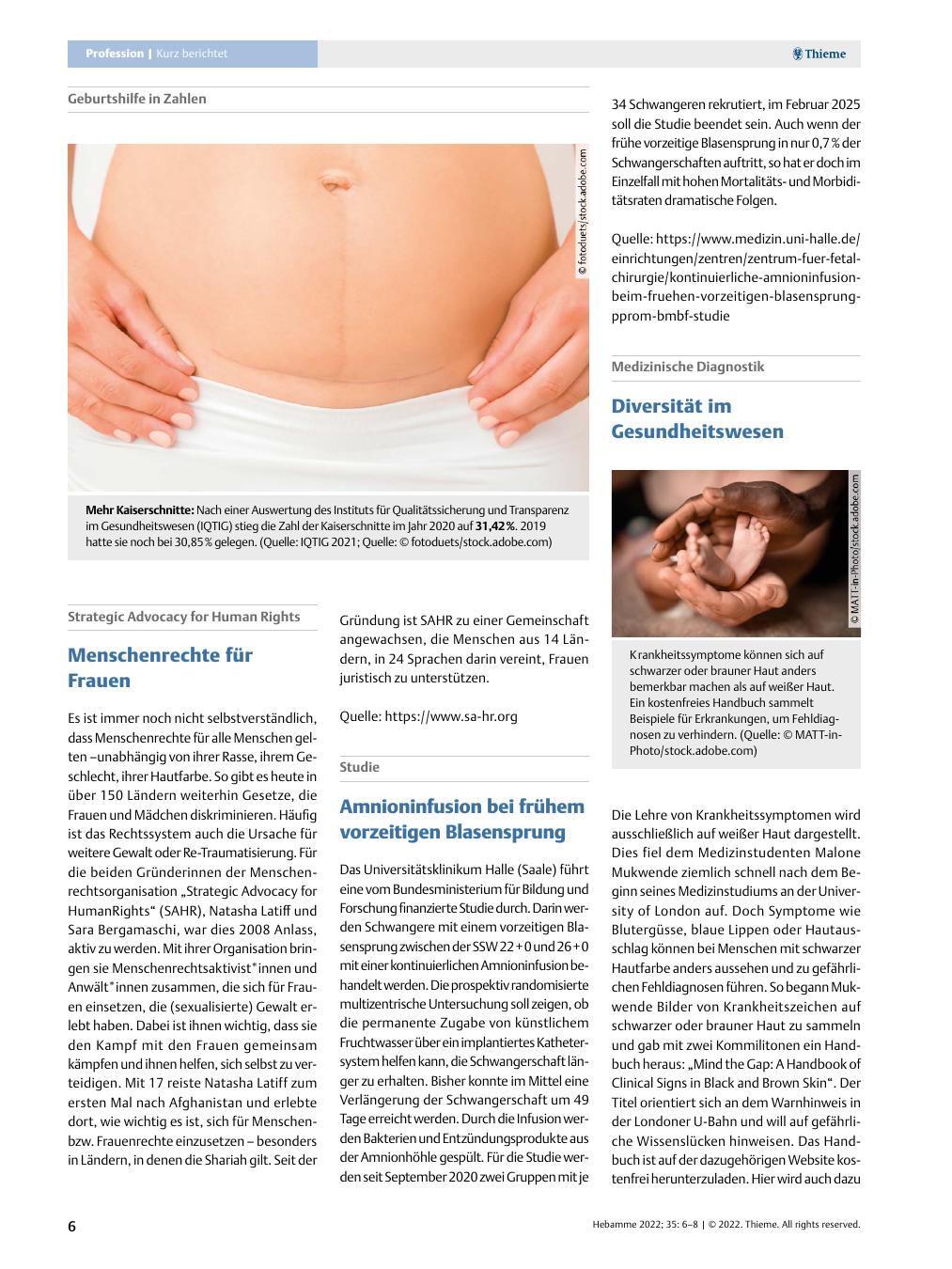 Vorschauseite 1: Menschenrechte für Frauen