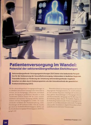 Vorschauseite 1: Patientenversorgung im Wandel: Potenzial der sektorenübergreifenden Einrichtungen