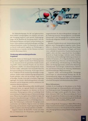 Vorschauseite 2: Patientenversorgung im Wandel: Potenzial der sektorenübergreifenden Einrichtungen