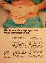 Vorschauseite 1: Die Rahmenbedingungen sind verbesserungswürdig.