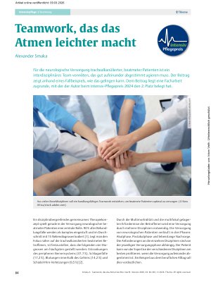 Vorschauseite 1: Teamwork, das das Atmen leichter macht
