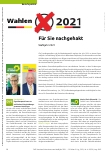 Vorschauseite 1: Für Sie nachgehakt: Wahljahr 2021