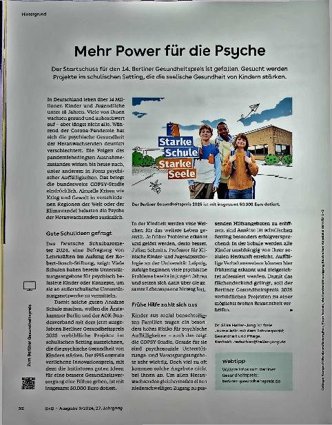 Vorschauseite 1: Mehr Power für die Psyche
