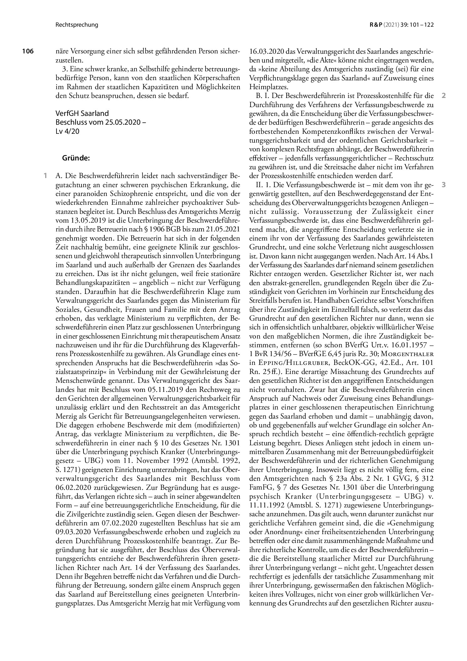 Vorschauseite 6: Fortdauer der Unterbringung in einem psychiatrischen Krankenhaus; Anforderungen an die Sachaufklärung
