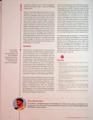 Vorschauseite 4: Deutschlands Schmerzwissen - Quo Vadis? Lösungsansätze für den Paradigmenwechsel