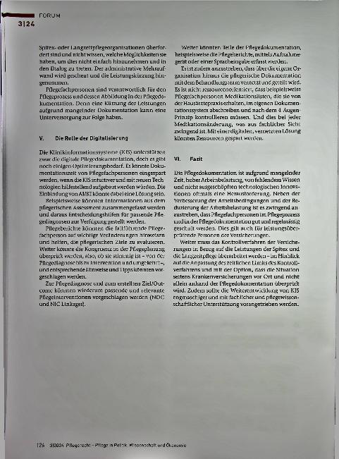 Vorschauseite 3: Die unterschätzte Bedeutung der Pflegedokumentation - Einblicke in die Praxis der Spitex und der Langzeitpflege