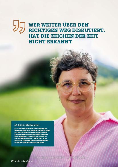 Vorschauseite 1: Wer weiter über den richtigen Weg diskutiert, hat die Zeichen der Zeit nicht erkannt.