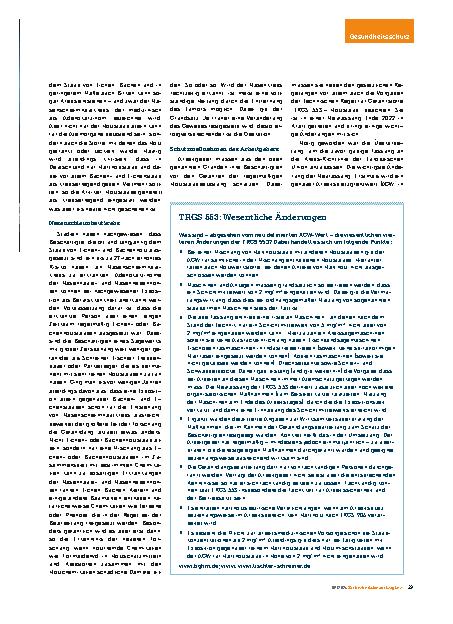 Vorschauseite 2: Holzstaubbelastung: Neue Grenzwerte einhalten.