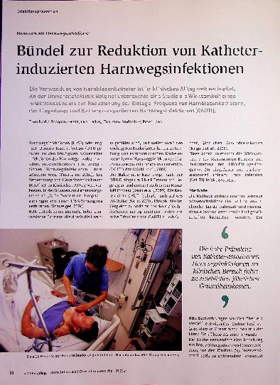 Vorschauseite 1: Bündel zur Reduktion von Katheterinduzierten Harnwegsinfektionen