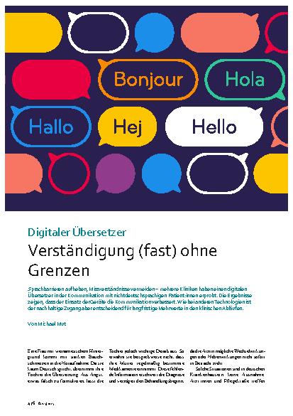Vorschauseite 1: Digitaler Übersetzer Verständigung (fast) ohne Grenzen