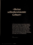 Vorschauseite 1: "Meine selbstbestimmte Geburt"
