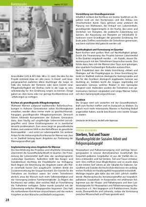 Vorschauseite 2: Teilhabe und Selbstständigkeit im Fokus Die Männerkochgruppe als Lernund Begegnungsort