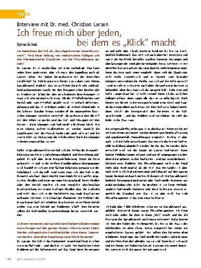 Vorschauseite 1: Ich freue mich über jeden, bei dem es „Klick“ macht