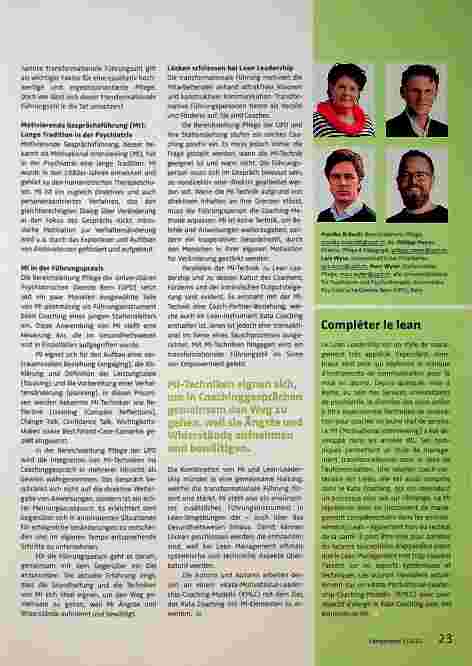 Vorschauseite 2: Motivational Interviewing als neues Lean-Leadership-Instrument