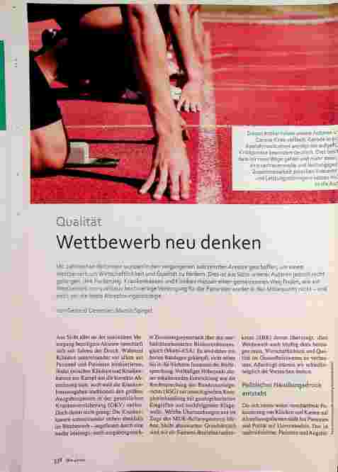 Vorschauseite 1: Qualität Wettbewerb neu denken