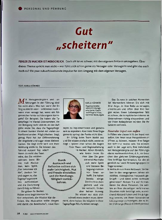 Vorschauseite 1: Gut „scheitern".