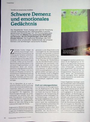 Vorschauseite 1: Schwere Demenz und emotionales Gedächtnis